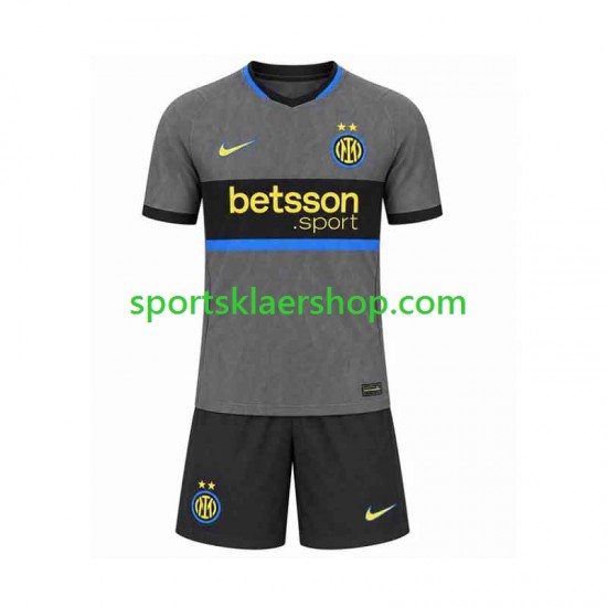 Inter Milan drakt Tredjetrøye Kort erm 2026-2027 , Barnesett