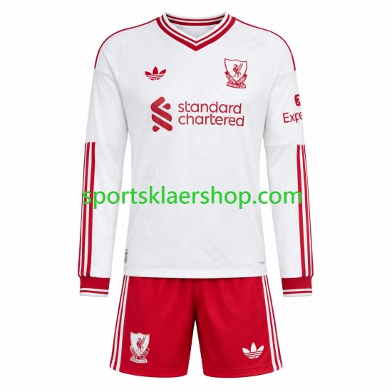 Liverpool drakt Bortetrøye Lang erm 2026-2027 , Barnesett