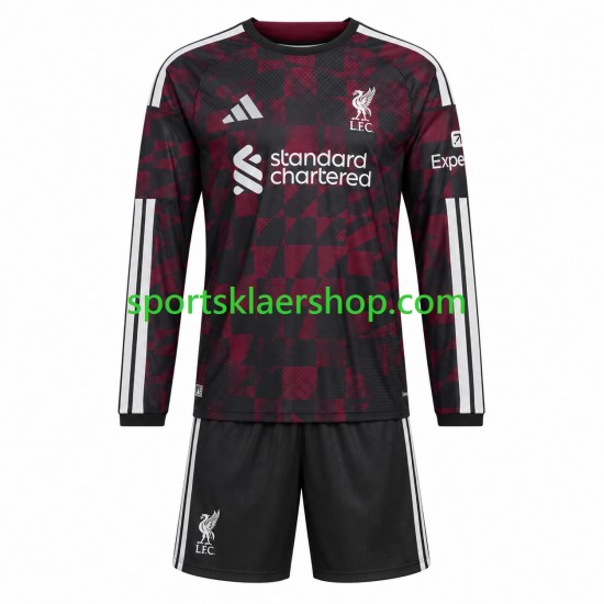 Liverpool drakt Tredjetrøye Lang erm 2026-2027 , Barnesett