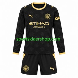 Manchester City drakt Bortetrøye Lang erm 2026-2027 , Barnesett