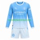 Manchester City drakt Hjemmetrøye Lang erm 2026-2027 , Barnesett