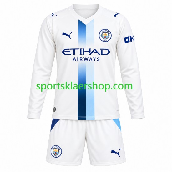 Manchester City drakt Tredjetrøye Lang erm 2026-2027 , Barnesett