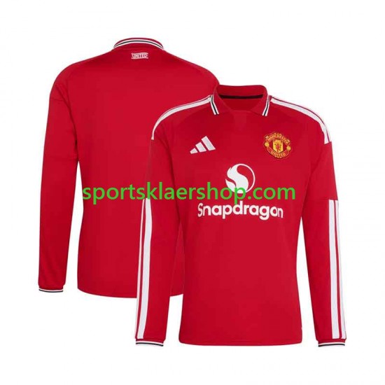 Manchester Utd drakt Hjemmetrøye Lang erm 2026-2027 , Herre