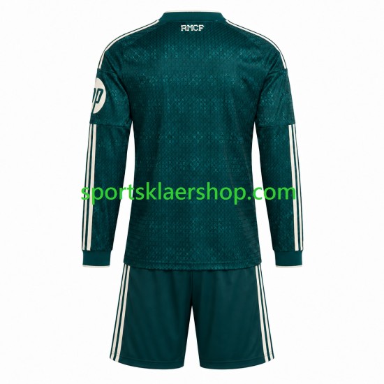 Real Madrid drakt Bortetrøye Lang erm 2026-2027 , Barnesett