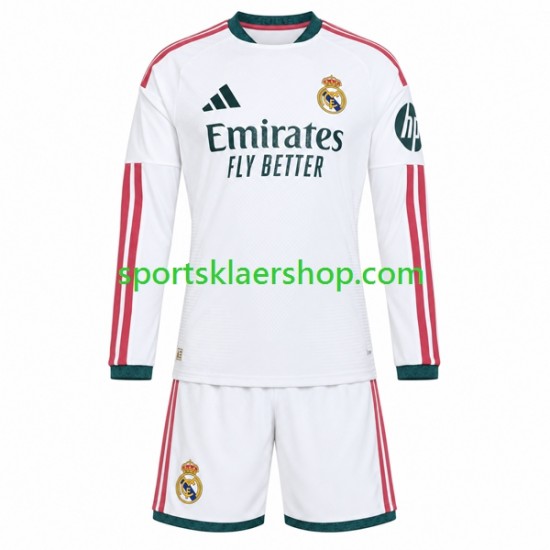 Real Madrid drakt Hjemmetrøye Lang erm 2026-2027 , Barnesett