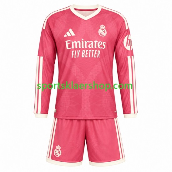 Real Madrid drakt Tredjetrøye Lang erm 2026-2027 , Barnesett