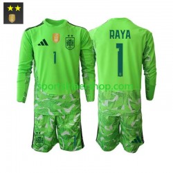 Spania drakt David Raya 1 Keeper Tredjetrøye Lang erm 2026-2027 , Barnesett Spania drakt David Raya 1 Keeper Tredjetrøye Lang erm 2026-2027 , Barnesett