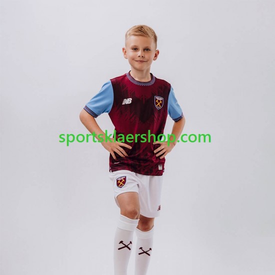 West Ham United drakt Hjemmetrøye Kort erm 2026-2027 , Barnesett