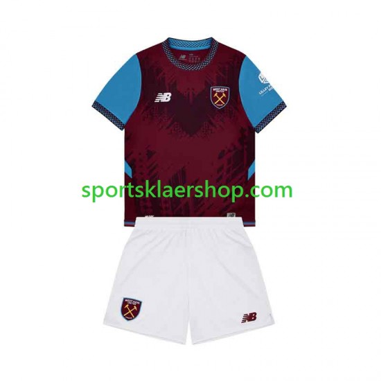 West Ham United drakt Hjemmetrøye Kort erm 2026-2027 , Barnesett