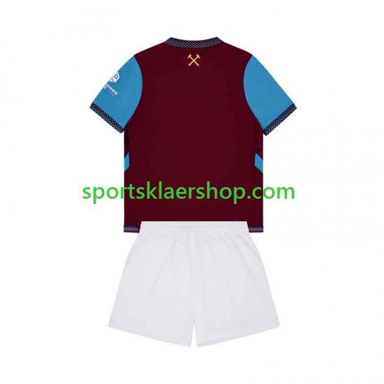 West Ham United drakt Hjemmetrøye Kort erm 2026-2027 , Barnesett