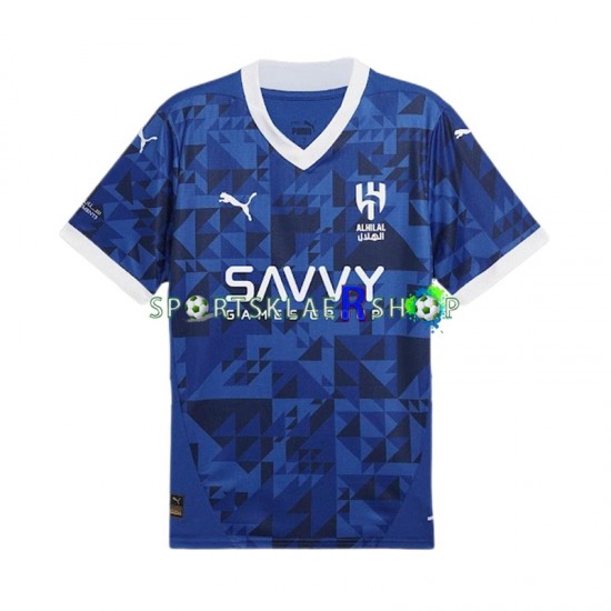 drakt Al-Hilal Hjemmetrøye Kort erm 2024-2025 , Herre