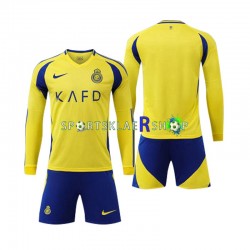 Al-Nassr drakt Hjemmetrøye Lang erm 2024-2025 , Barnesett