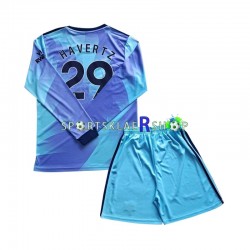 Arsenal drakt Havertz 29 Tredjetrøye Lang erm 2024-2025 , Barnesett