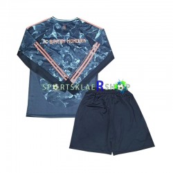 FC Bayern München drakt Bortetrøye Lang erm 2024-2025 , Barnesett