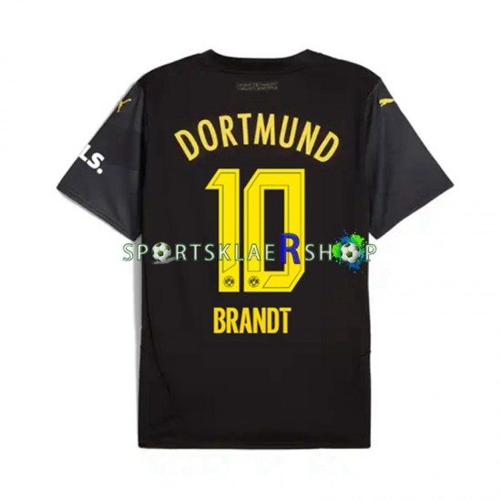 Borussia Dortmund drakt Julian Brandt 10 Bortetrøye Kort erm 2024-2025 , Herre
