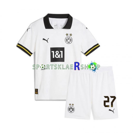 Borussia Dortmund drakt Karim Adeyemi 27 Tredjetrøye Kort erm 2024-2025 , Barnesett