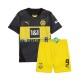 Borussia Dortmund drakt Serhou Guirassy 9 Bortetrøye Kort erm 2024-2025 , Barnesett