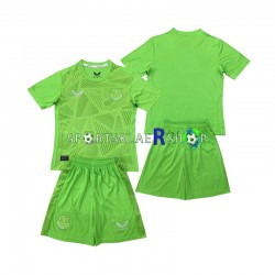 Everton drakt Keeper Hjemmetrøye Kort erm 2024-2025 , Barnesett