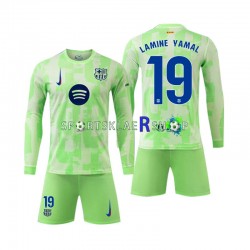 FC Barcelona drakt Lamine Yamal 19 Tredjetrøye Lang erm 2024-2025 , Barnesett FC Barcelona drakt Lamine Yamal 19 Tredjetrøye Lang erm 2024-2025 , Barnesett