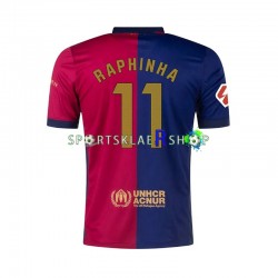 FC Barcelona drakt RAPHINHA 11 Hjemmetrøye Kort erm 2024-2025 , Herre