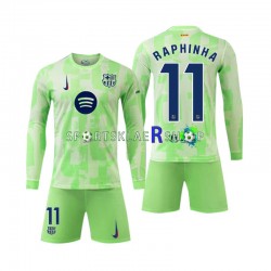 FC Barcelona drakt Raphinha 11 Tredjetrøye Lang erm 2024-2025 , Barnesett FC Barcelona drakt Raphinha 11 Tredjetrøye Lang erm 2024-2025 , Barnesett