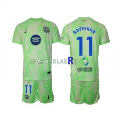FC Barcelona drakt Raphinha 11 Tredjetrøye Kort erm 2024-2025 , Barnesett FC Barcelona drakt Raphinha 11 Tredjetrøye Kort erm 2024-2025 , Barnesett