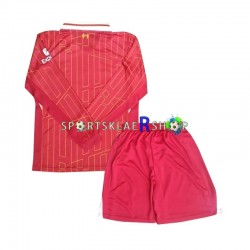 Liverpool drakt Hjemmetrøye Lang erm 2024-2025 , Barnesett