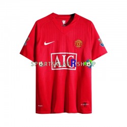 Manchester Utd drakt 2007 Retro Hjemmetrøye Lang erm , Herre