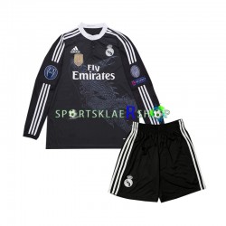 Real Madrid drakt 2014 Retro Tredjetrøye Lang erm , Barnesett