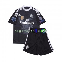 Real Madrid drakt 2014 Retro Tredjetrøye Kort erm , Barnesett