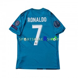 Real Madrid drakt Cristiano Ronaldo 7 2017 Retro Tredjetrøye Kort erm , Barnesett