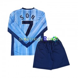 Tottenham Hotspur drakt  Son 7 Bortetrøye Lang erm 2024-2025 , Barnesett