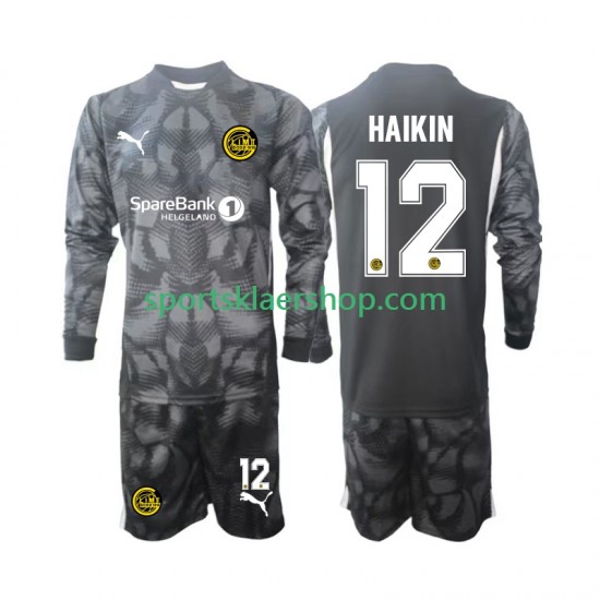 FK Bodø Glimt drakt Nikita Haikin 12 Keeper Hjemmetrøye Lang erm 2025 , Barnesett