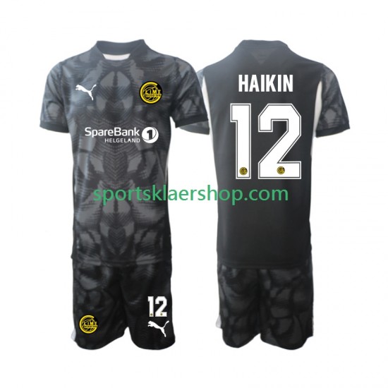 FK Bodø Glimt drakt Nikita Haikin 12 Keeper Hjemmetrøye Kort erm 2025 , Barnesett