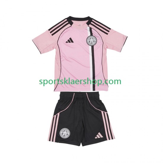 Leicester City drakt Tredjetrøye Kort erm 2025-2026 , Barnesett