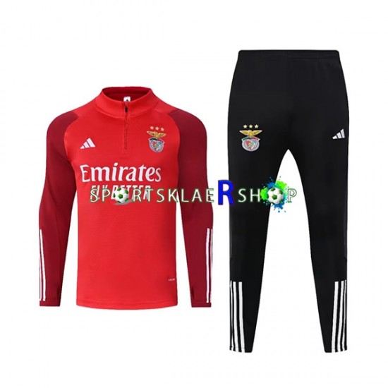 Benfica 2023-2024 Rød Trenings Collegegenser Set