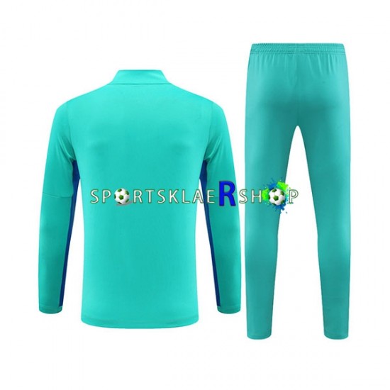 FC Barcelona 2023-2024 Blå Trenings Collegegenser Set SKU002