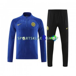 Inter Milan 2023-2024 Blå Trenings Collegegenser Set SKU001