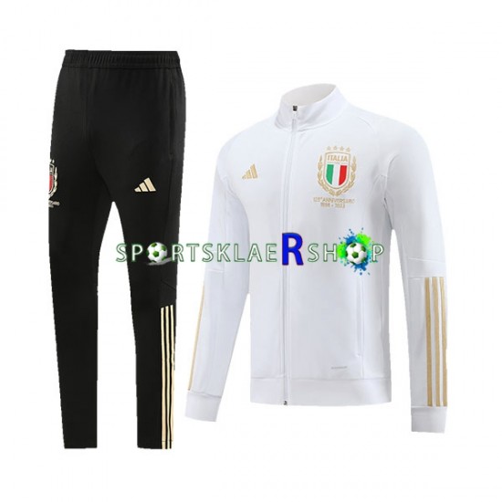 Italia 2023-2024 Hvit Trenings Collegegenser Set
