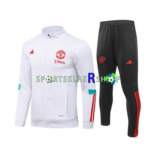 Manchester Utd 2023-2024 Hvit Treningsdress