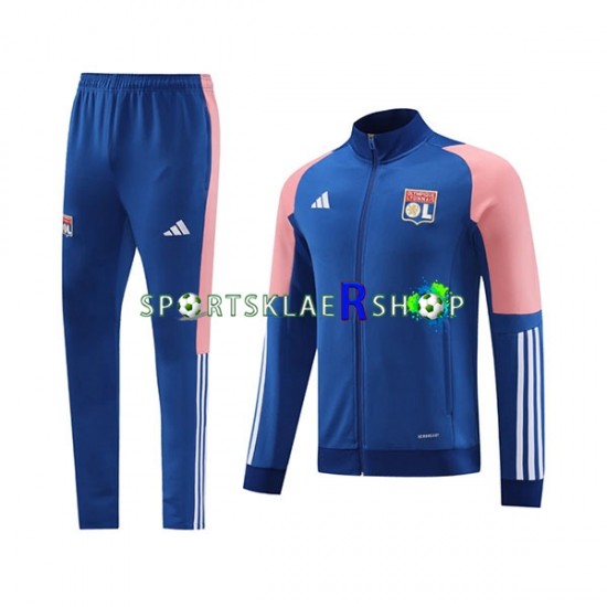 Olympique Lyonnais 2023-2024 Blå Treningsdress