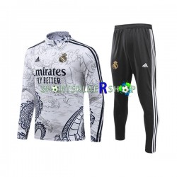 Real Madrid Dragon 2023-2024 Hvit Trenings Collegegenser Set