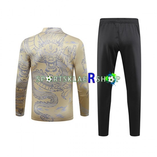 Real Madrid Dragon 2023-2024 Gul Trenings Collegegenser Set