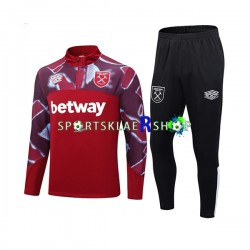 West Ham United 2023-2024 Rød Trenings Collegegenser Set