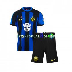 AC Milan drakt Transformers Hjemmetrøye Kort erm 2023-2024 , Barnesett AC Milan drakt Transformers Hjemmetrøye Kort erm 2023-2024 , Barnesett