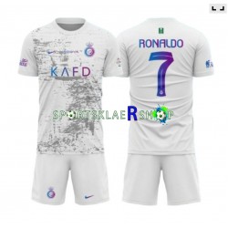 Al-Nassr drakt Ronaldo 7 Tredjetrøye Kort erm 2023-2024 , Barnesett