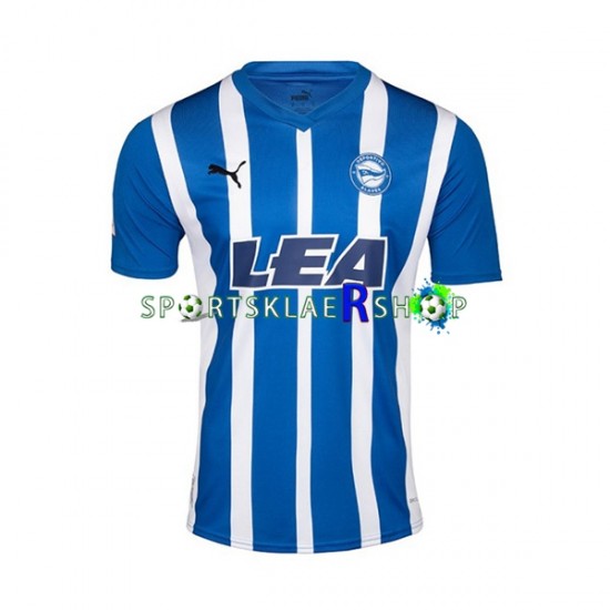 drakt Deportivo Alaves Hjemmetrøye Kort erm 2023-2024 , Herre