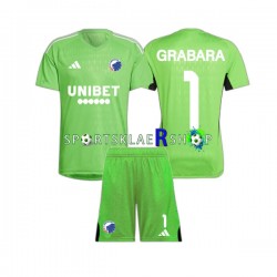 FC København drakt GRABARA 1 Keeper Fjerdetrøye Kort erm 2023-2024 , Barnesett