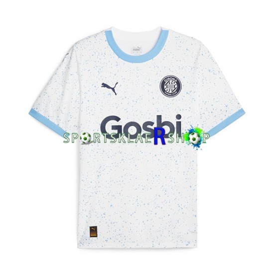 drakt Girona Bortetrøye Kort erm 2023-2024 , Herre