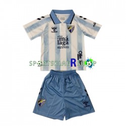 Málaga CF drakt Hjemmetrøye Kort erm 2023-2024 , Barnesett